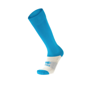 POLYESTER avec pied CHAUSSETTE KID // CYAN