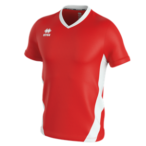 MAILLOT BRIAN S/S AD // ROUGE BLANC