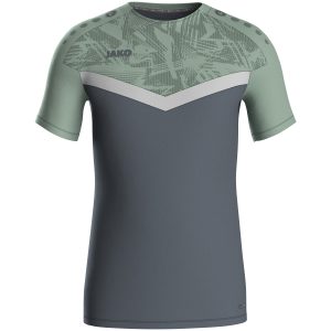 T-shirt Iconic // anthra light/vert menthe/gris tendre
