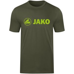 T-shirt Promo // kaki/vert fluo