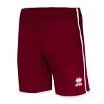 SHORT BONN AD-GRENAT BLANC