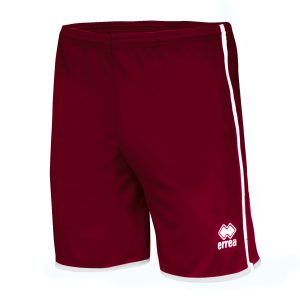 SHORT BONN AD-GRENAT BLANC