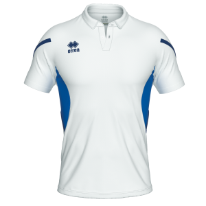 POLO CLARK MC AD-BLANC BLEU MARINE