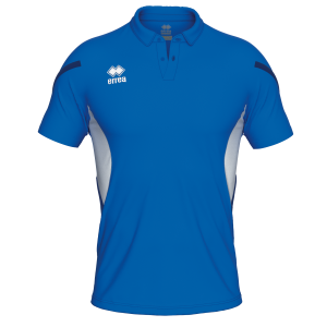 POLO CLARK MC AD-BLEU BLANC MARINE