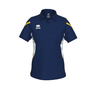 POLO CARMEN MC AD-MARINE BLANC JAUNE