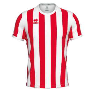 MAILLOT STRIP MC AD-ROUGE BLANC