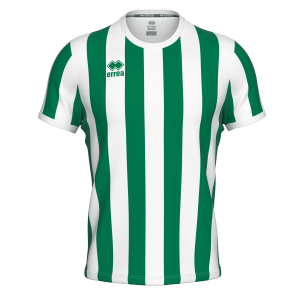 MAILLOT STRIP MC AD-VERT BLANC