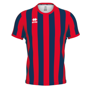 MAILLOT STRIP MC AD-MARINE ROUGE
