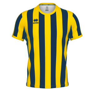 MAILLOT STRIP MC AD-MARINE JAUNE