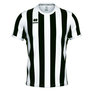 MAILLOT STRIP MC AD-NOIR BLANC