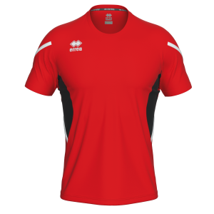CURTIS MAILLOT MC AD-ROUGE NOIR BLANC