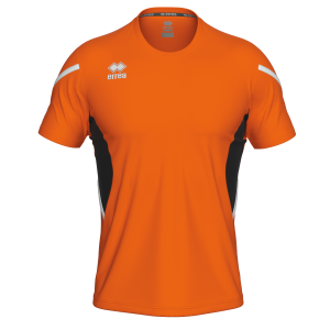 CURTIS MAILLOT MC AD-ORANGE NOIR BLANC