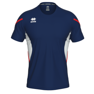 CURTIS MAILLOT MC AD-MARINE BLANC ROUGE