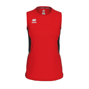 CARRY SINGLET AD-ROUGE NOIR BLANC