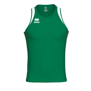 STARTER SINGLET AD-VERT BLANC