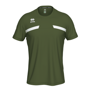 MAILLOT MARK MC AD-MILITARY_GREEN BLANC