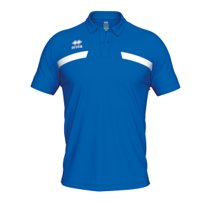 POLO MELVIN MC AD-BLEU BLANC