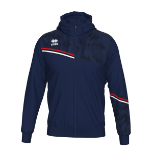 SWEAT EBER AD-MARINE ROUGE BLANC
