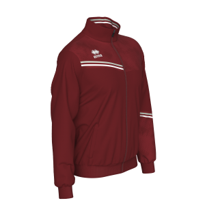 VESTE ELTON AD-GRENAT GRIS BLANC
